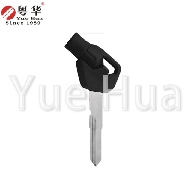适用于铃木摩托车钥匙 铃木023左右双槽圆头磁性钥匙坯 摩托车钥匙坯 悦华钥匙锁具耗材
