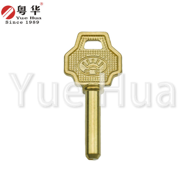 Medium cylinder; All-copper 90-degree notch medium cylinder key blank; Anti-theft door lock key blank; Special key