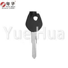 适用于铃木摩托车钥匙，铃木磁珠左右单槽钥匙坯，Liying/Tianying/Neptune AN125T，带磁珠和薄膜的摩托车钥匙坯，带磁珠和薄膜