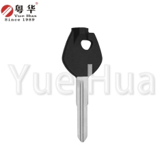 适用于铃木摩托车钥匙，铃木磁珠双槽和右单槽，Liying/Tianying/Neptune AN125T，摩托车钥匙坯，带磁珠和薄膜
