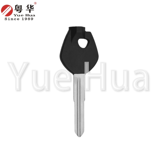 适用于铃木摩托车钥匙，铃木磁珠双槽和右单槽，Liying/Tianying/Neptune AN125T，摩托车钥匙坯，带磁珠和薄膜