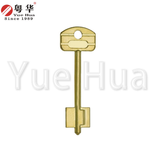 All-copper narrow Jiade clamp key; Safe key; Jiade key blank; Old-style leaf-type key blank; Special key