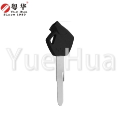 适用于铃木摩托车钥匙，铃木磁珠摩托车左单钥匙-SH，摩托车钥匙坯，带磁珠和薄膜的锁匠耗材。