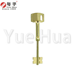 Thumb retractable clip universal key; Safe lock key blank; Gold special type key
