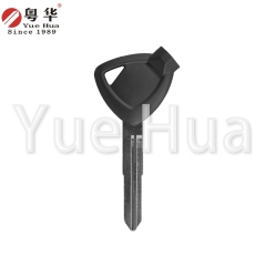 适用于铃木摩托车钥匙，铃木011-1左双槽，海王星，红玉，铃木摩托车钥匙坯，带磁珠和薄膜