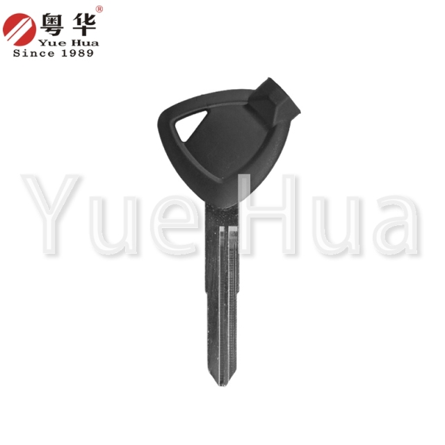 适用于铃木摩托车钥匙，铃木011-1左双槽，海王星，红玉，铃木摩托车钥匙坯，带磁珠和薄膜