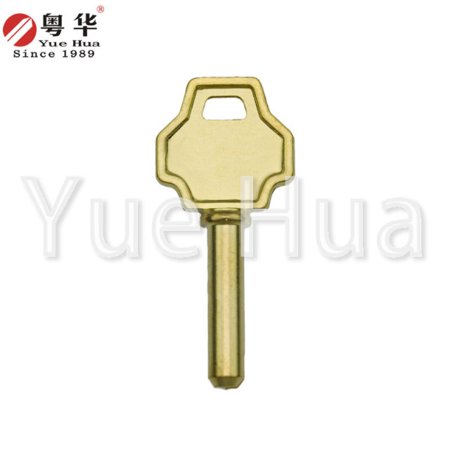 Medium cylinder; All-copper 90-degree notch medium cylinder key blank; Anti-theft door lock key blank; Special key