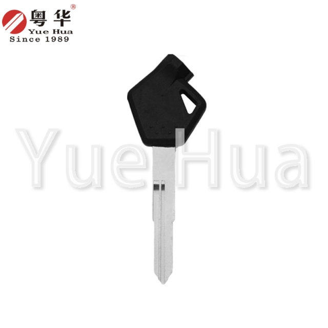 适用于铃木摩托车钥匙的铃木磁珠摩托车右双长钥匙坯-SH，摩托车钥匙坯，带磁珠和薄膜的锁匠耗材