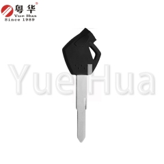 适用于铃木摩托车钥匙，铃木磁珠摩托车左单钥匙-SH，摩托车钥匙坯，带磁珠和薄膜的锁匠耗材。