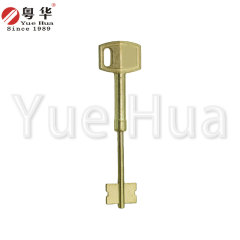 Thumb retractable clip universal key; Safe lock key blank; Gold special type key