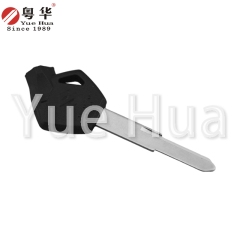 适用于铃木摩托车钥匙，铃木磁珠摩托车左单钥匙-SH，摩托车钥匙坯，带磁珠和薄膜的锁匠耗材。