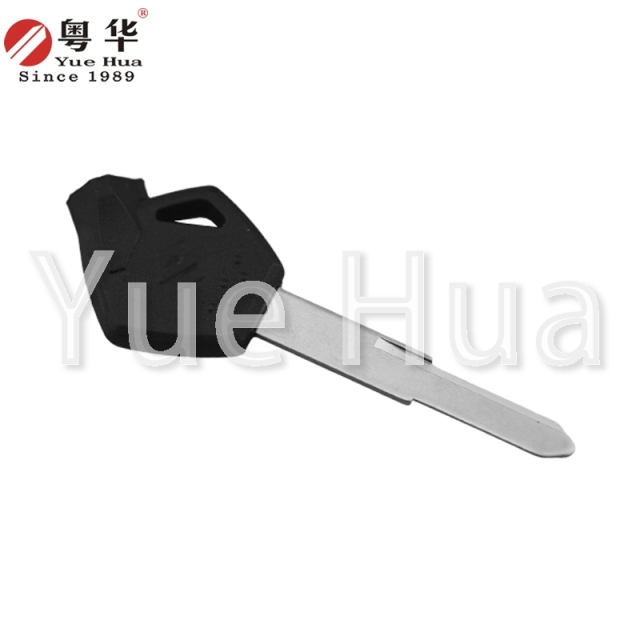 适用于铃木摩托车钥匙，铃木磁珠摩托车左单钥匙-SH，摩托车钥匙坯，带磁珠和薄膜的锁匠耗材。