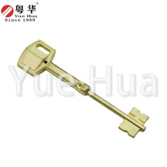 Thumb retractable clip universal key; Safe lock key blank; Gold special type key
