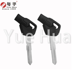 适用于铃木摩托车钥匙 铃木023左右双槽圆头磁性钥匙坯 摩托车钥匙坯 悦华钥匙锁具耗材