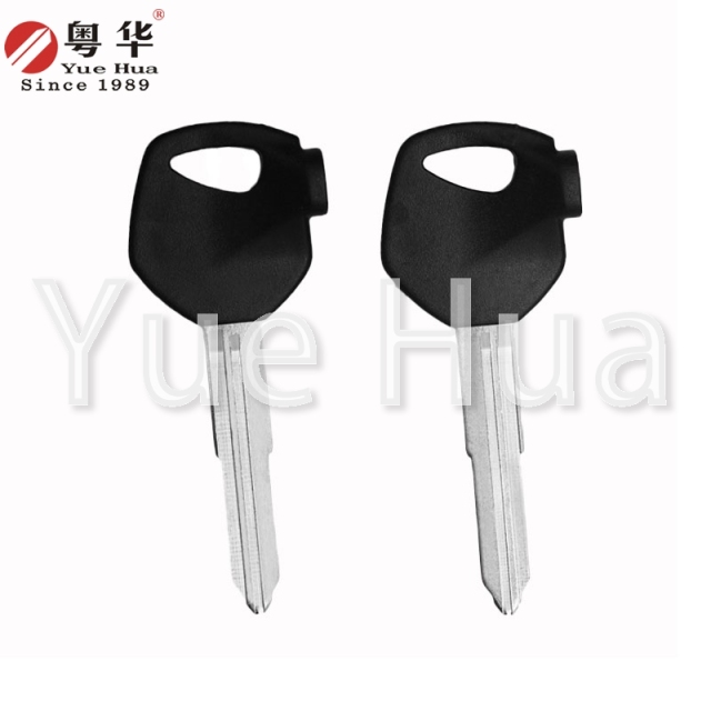 适用于铃木摩托车钥匙，铃木017右双槽VN100/VM100/HJ100T-5/6天龙星125，带磁珠和薄膜