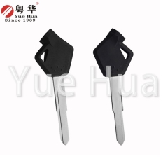 Suitable for Suzuki motorcycle keys; Suzuki magnetic bead motorcycle left and right single groove; motorcycle key blank; copper key blank; locksmith consumables; with magnetic beads and film.