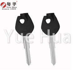 适用于铃木摩托车钥匙，铃木磁珠双槽和右单槽，Liying/Tianying/Neptune AN125T，摩托车钥匙坯，带磁珠和薄膜
