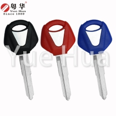 Suitable for Yamaha motorcycle keys Yamaha 001 right single groove R1/R6/R7/FZ6N/FZ1N/MT09/MT07,chip can be installed,motorcycle key blank