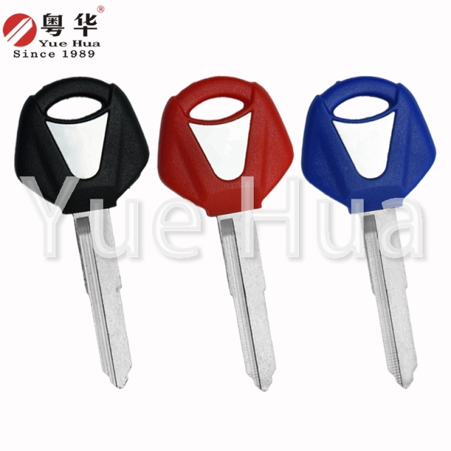 Suitable for Yamaha motorcycle keys Yamaha 001 right single groove R1/R6/R7/FZ6N/FZ1N/MT09/MT07,chip can be installed,motorcycle key blank
