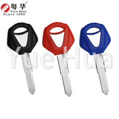 适用于雅马哈摩托车钥匙，Yamaha 002 左单槽 R1/R6/R7/FZ6N/FZ1N/MT09/MT07，可安装芯片，摩托车钥匙坯