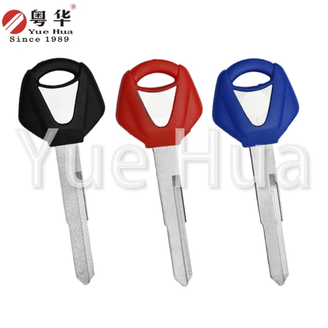 适用于雅马哈摩托车钥匙，Yamaha 004 左单槽 XJ6/FZ6/FZ1/R1/R6/MT-07/MT-09，可安装芯片，摩托车钥匙坯