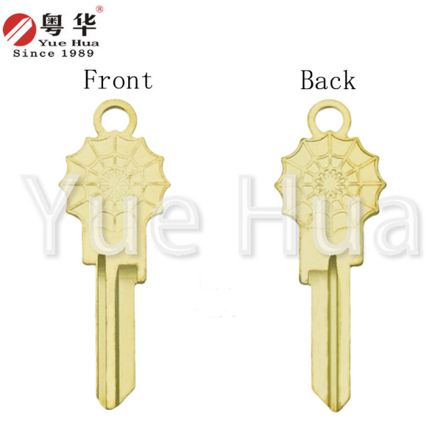 Spider web KW1 security door key blank; civil key; special key