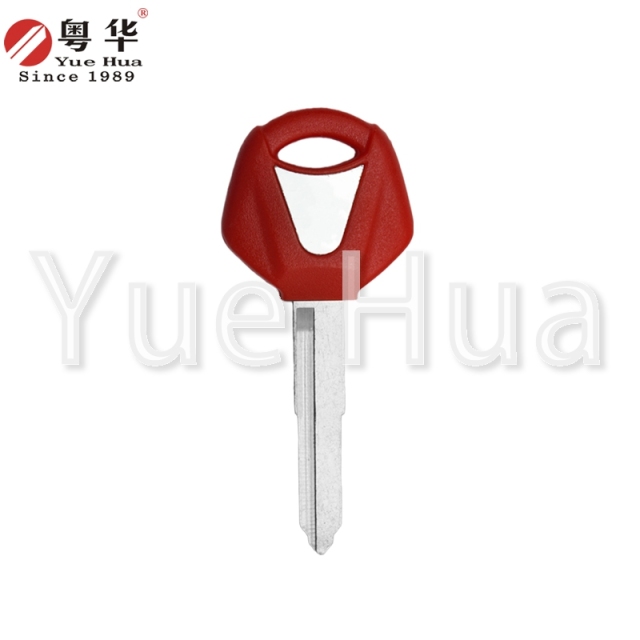 Suitable for Yamaha motorcycle keys Yamaha 001 right single groove R1/R6/R7/FZ6N/FZ1N/MT09/MT07,chip can be installed,motorcycle key blank