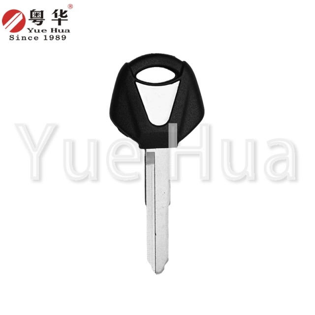 Suitable for Yamaha motorcycle keys Yamaha 001 right single groove R1/R6/R7/FZ6N/FZ1N/MT09/MT07,chip can be installed,motorcycle key blank