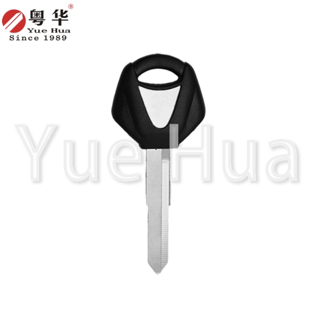适用于雅马哈摩托车钥匙，Yamaha 002 左单槽 R1/R6/R7/FZ6N/FZ1N/MT09/MT07，可安装芯片，摩托车钥匙坯