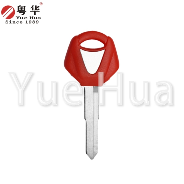 适用于雅马哈摩托车钥匙，Yamaha 002 左单槽 R1/R6/R7/FZ6N/FZ1N/MT09/MT07，可安装芯片，摩托车钥匙坯
