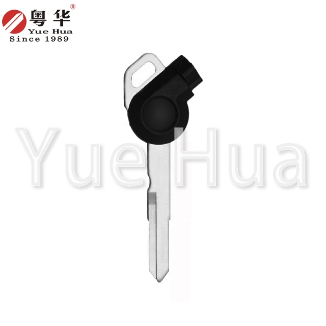 Suitable for Yamaha motorcycle keys Yamaha 011 left and right single groove 4th generation Cygnus 125/3rd generation LH125T-C motorcycle key blank with magnetic beads and film