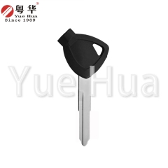 Suitable for Yamaha motorcycle keys; Yamaha magnetic narrow left and right single groove; motorcycle key blank; copper key blank; with magnetic beads and plastic film