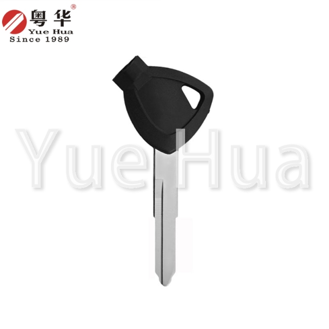 Suitable for Yamaha motorcycle keys; Yamaha magnetic narrow left and right single groove; motorcycle key blank; copper key blank; with magnetic beads and plastic film
