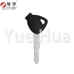Suitable for Yamaha motorcycle keys; Yamaha magnetic narrow left and right single groove; motorcycle key blank; copper key blank; with magnetic beads and plastic film