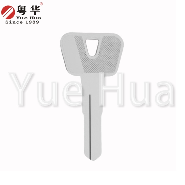 Suitable for Yamaha motorcycle keys, Yawang left and right single groove, motorcycle key blank, copper key blank, Yuehua key locksmith consumables