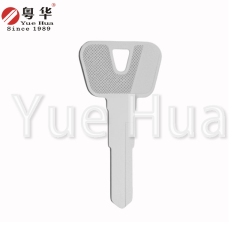 Suitable for Yamaha motorcycle keys, Yawang left and right single groove, motorcycle key blank, copper key blank, Yuehua key locksmith consumables