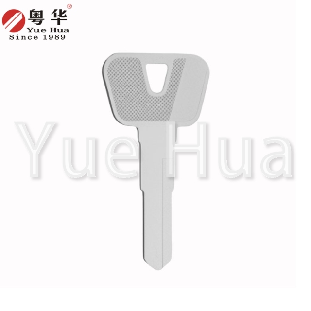 Suitable for Yamaha motorcycle keys, Yawang left and right single groove, motorcycle key blank, copper key blank, Yuehua key locksmith consumables