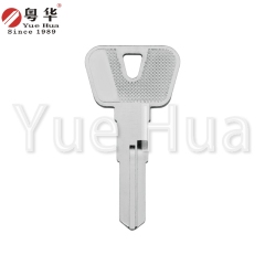 Suitable for Yamaha motorcycle keys, Yawang left and right double groove, motorcycle key blank, copper key blank, Yuehua key locksmith consumables