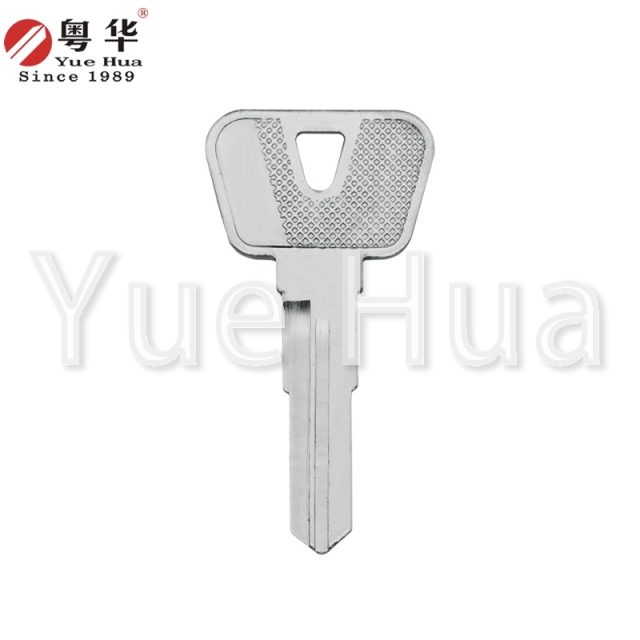 Suitable for Yamaha motorcycle keys, Yawang left and right double groove, motorcycle key blank, copper key blank, Yuehua key locksmith consumables