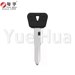 Suitable for Yamaha motorcycle keys Rubber long Yamaha left and right single groove (2014) Motorcycle key blank Brass key blank Yuehua key locksmith consumables