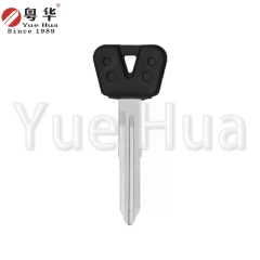 Suitable for Yamaha motorcycle keys rubber head long Yamaha left and right double groove motorcycle key blank Yuehua key locksmith consumables