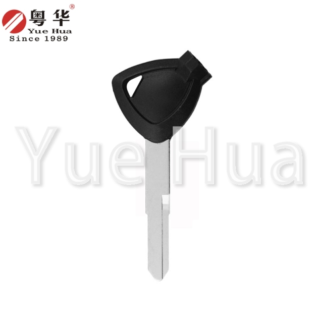 Suitable for Yamaha motorcycle keys; Yamaha magnetic left and right single groove; motorcycle key blank; brass key blank; with magnetic beads and plastic film.