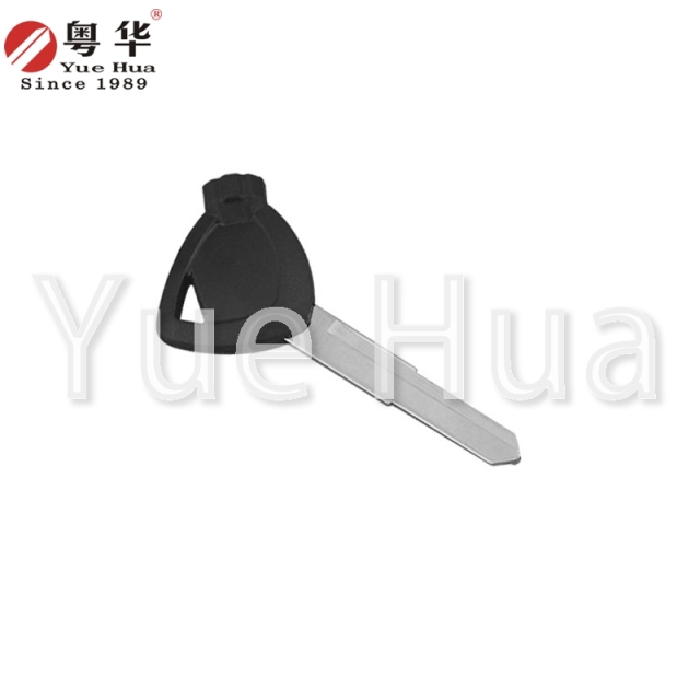 适用于雅马哈摩托车钥匙，雅马哈 022-1 左单槽摩托车钥匙坯，黄铜钥匙坯，带磁珠和薄膜
