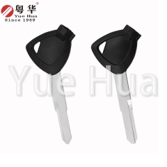 Suitable for Yamaha motorcycle keys; Yamaha magnetic left and right single groove; motorcycle key blank; brass key blank; with magnetic beads and plastic film.