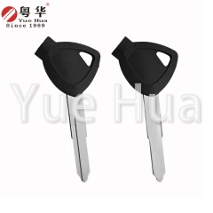 Suitable for Yamaha motorcycle keys; Yamaha magnetic narrow left and right single groove; motorcycle key blank; copper key blank; with magnetic beads and plastic film