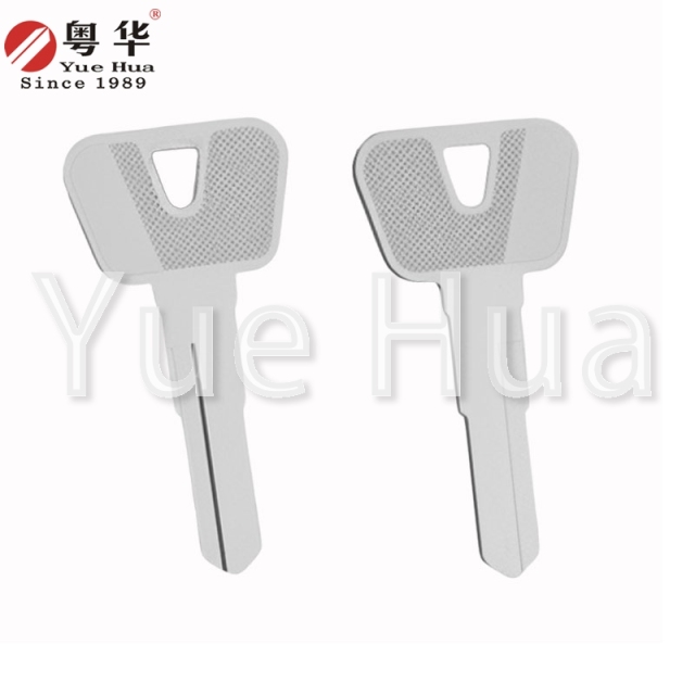 Suitable for Yamaha motorcycle keys, Yawang left and right single groove, motorcycle key blank, copper key blank, Yuehua key locksmith consumables