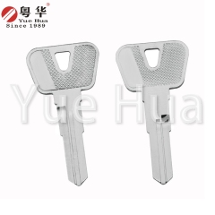 Suitable for Yamaha motorcycle keys, Yawang left and right double groove, motorcycle key blank, copper key blank, Yuehua key locksmith consumables