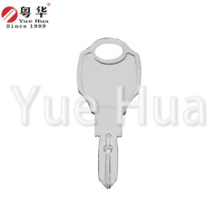 新款短岳马防盗门钥匙坯；黄铜材质；电脑钥匙门钥匙