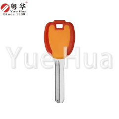 Y色橡胶百利35红色右手红色安全门钥匙坯橡胶手柄红色钥匙坯电脑钥匙