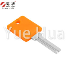 Y色塑料方形电脑钥匙坯；黄色手柄塑料方形钥匙坯；房间门木门钥匙坯；电脑钥匙坯